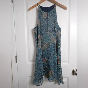 BCBGeneration printed short A-line sleeveless dress size M